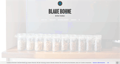 Desktop Screenshot of blauebohne.com